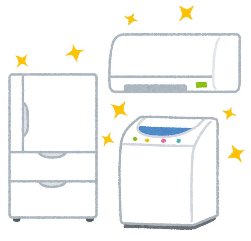 ビックカメラ、ヤマダデンキ、ヨドバシカメラの新生活家電セットを比較