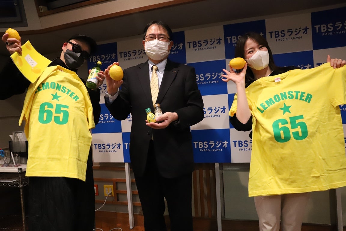 ポッカサッポロ社長が宇内アナにキレートレモン愛飲のお礼で登場 ポッカサッポロ社長が宇内アナにキレートレモン愛飲のお礼で登場