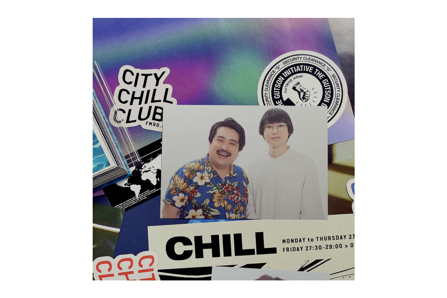 CITY CHILL CLUB」7月4日（木）のプレイリスト / サイン入りステッカー