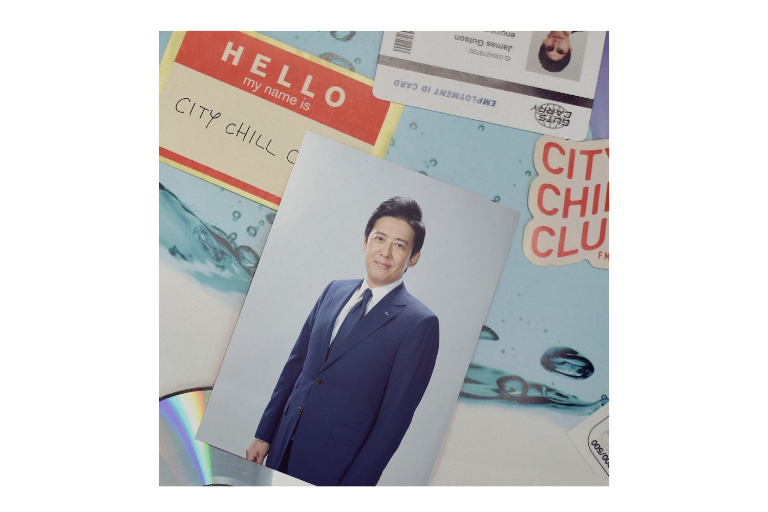 CITY CHILL CLUB」8月5日（月）のプレイリスト / サイン入りステッカー