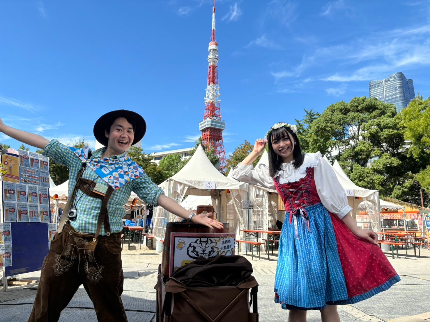 秋の風物詩！奥森皐月さんが【芝公園オクトーバーフェスト2024in