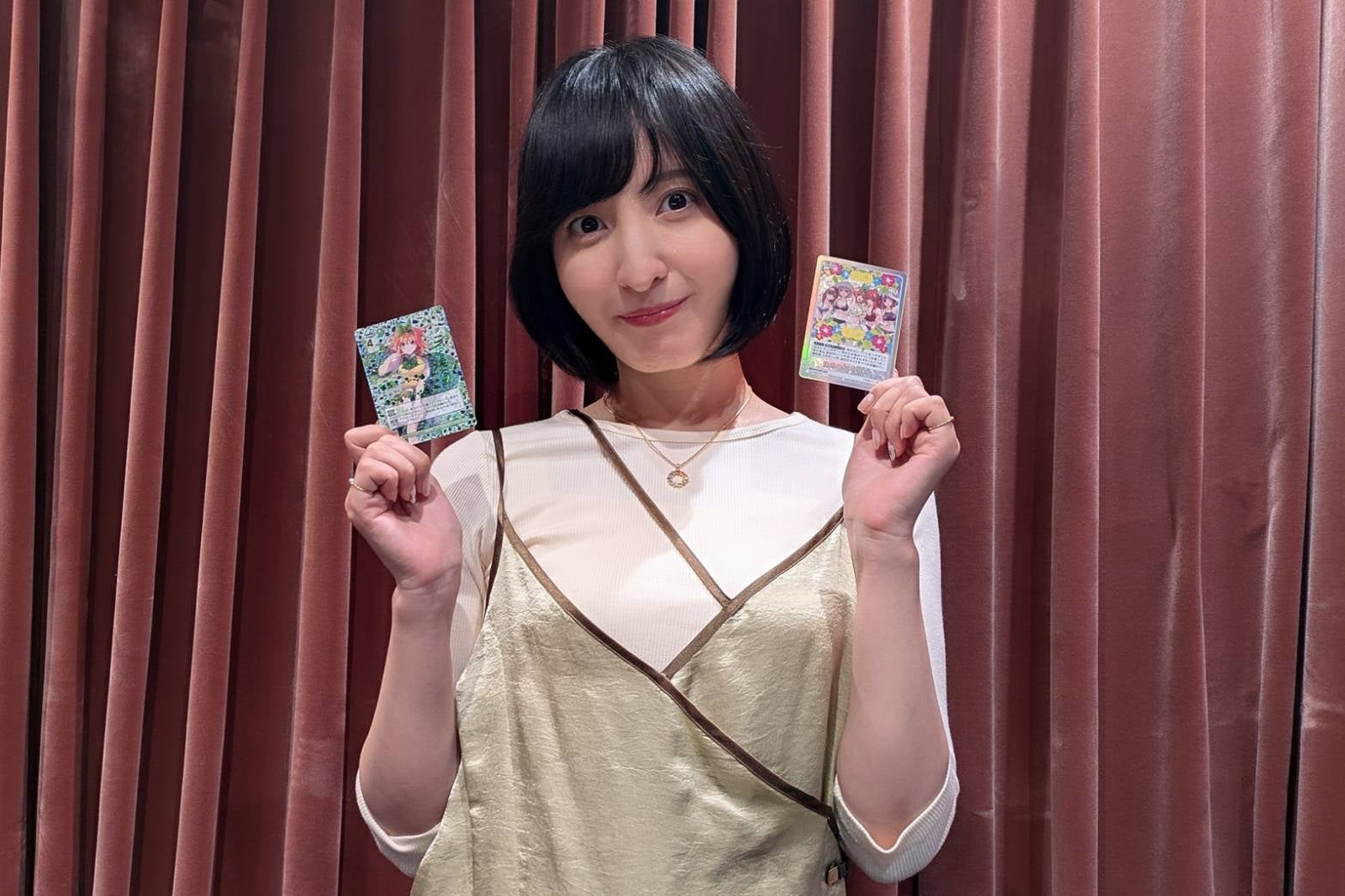 五等分の花嫁 中野四葉 佐倉綾音 当選通知書付き 等身大パネル 8月10日、17日は『五等分の花嫁*』中野四葉役・佐倉綾音さんが