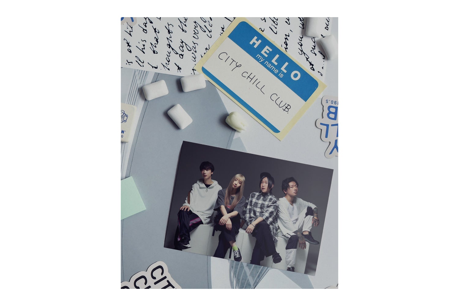 CITY CHILL CLUB」8月20日（水）のプレイリスト/ サイン入りステッカー
