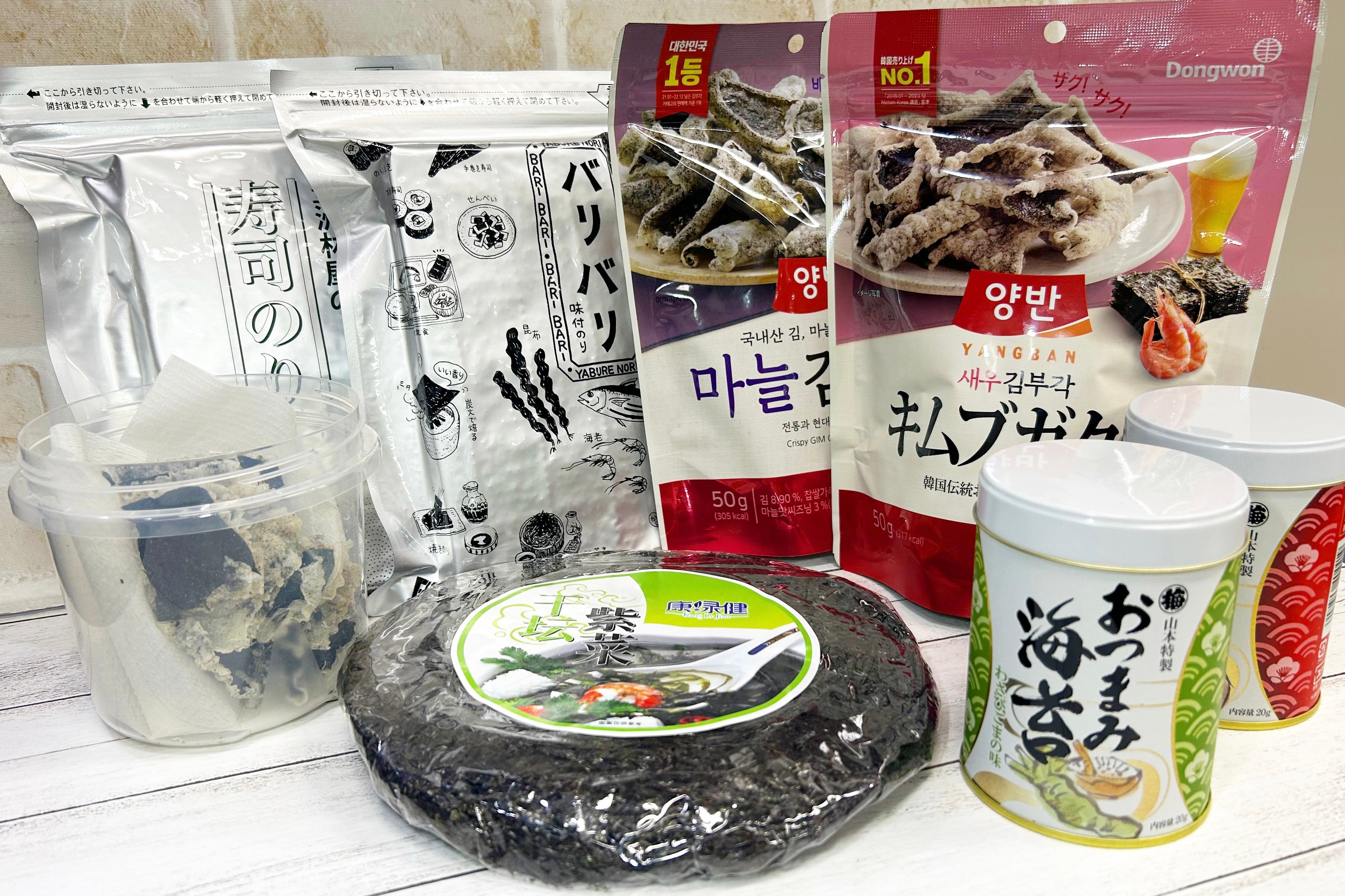 日常使いからおつまみまで イチオシの「海苔」大集合！【簡単おやつ