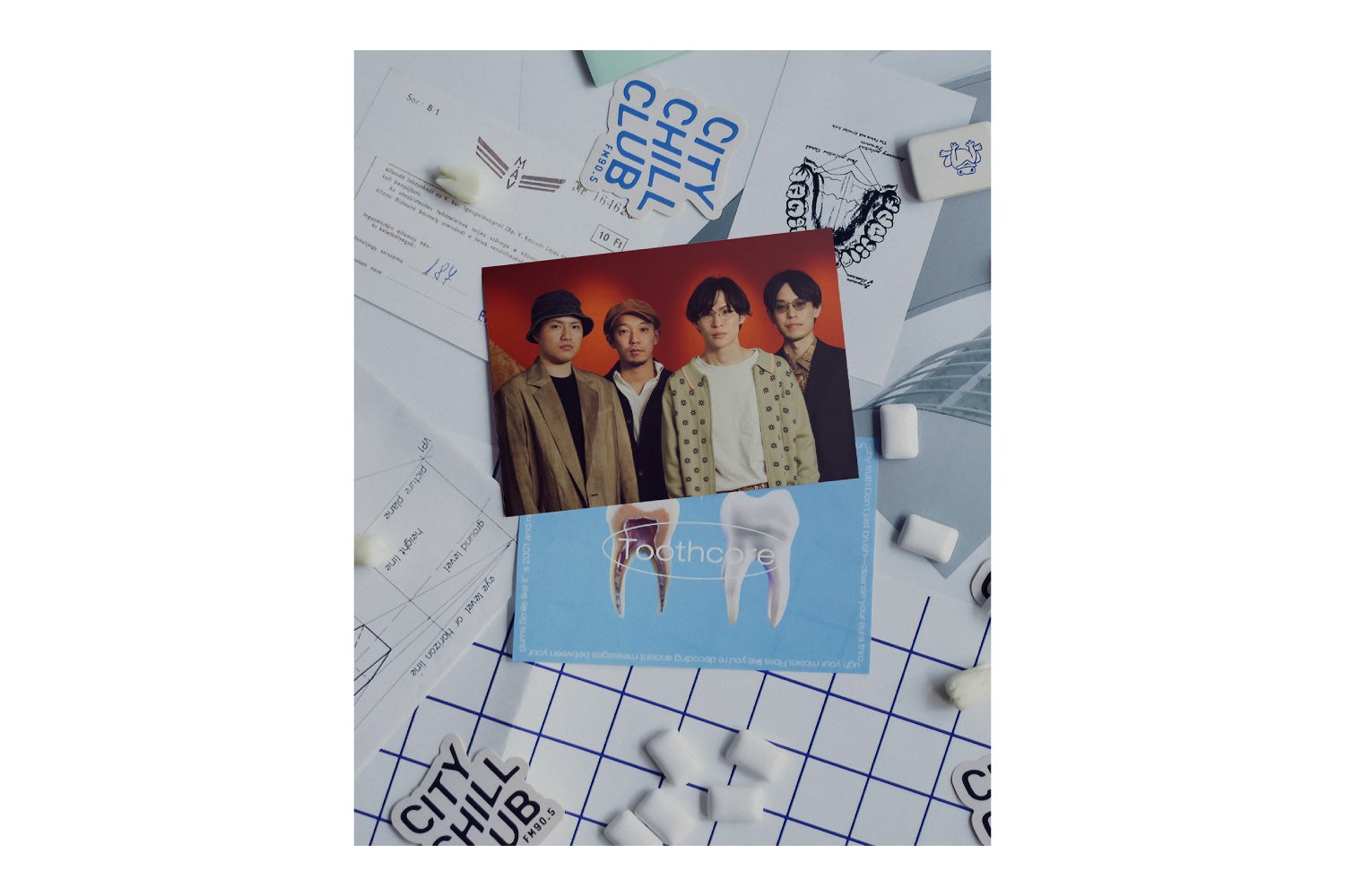 CITY CHILL CLUB」8月26日（火）のプレイリスト/ サイン入りステッカー