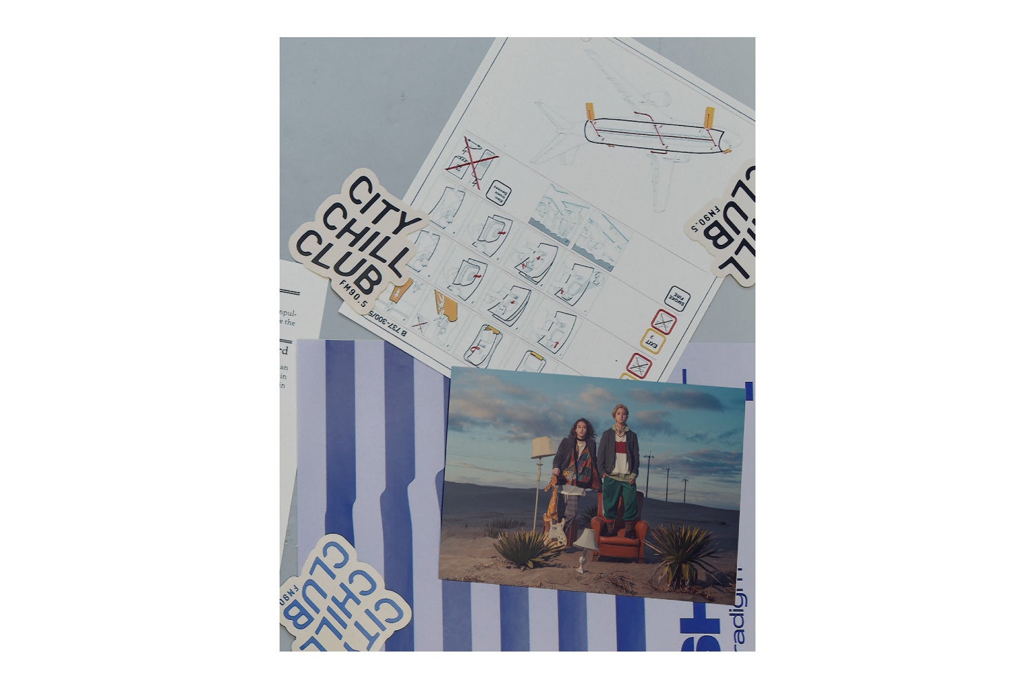CITY CHILL CLUB」5月5日（火）のプレイリスト / サイン入りステッカー