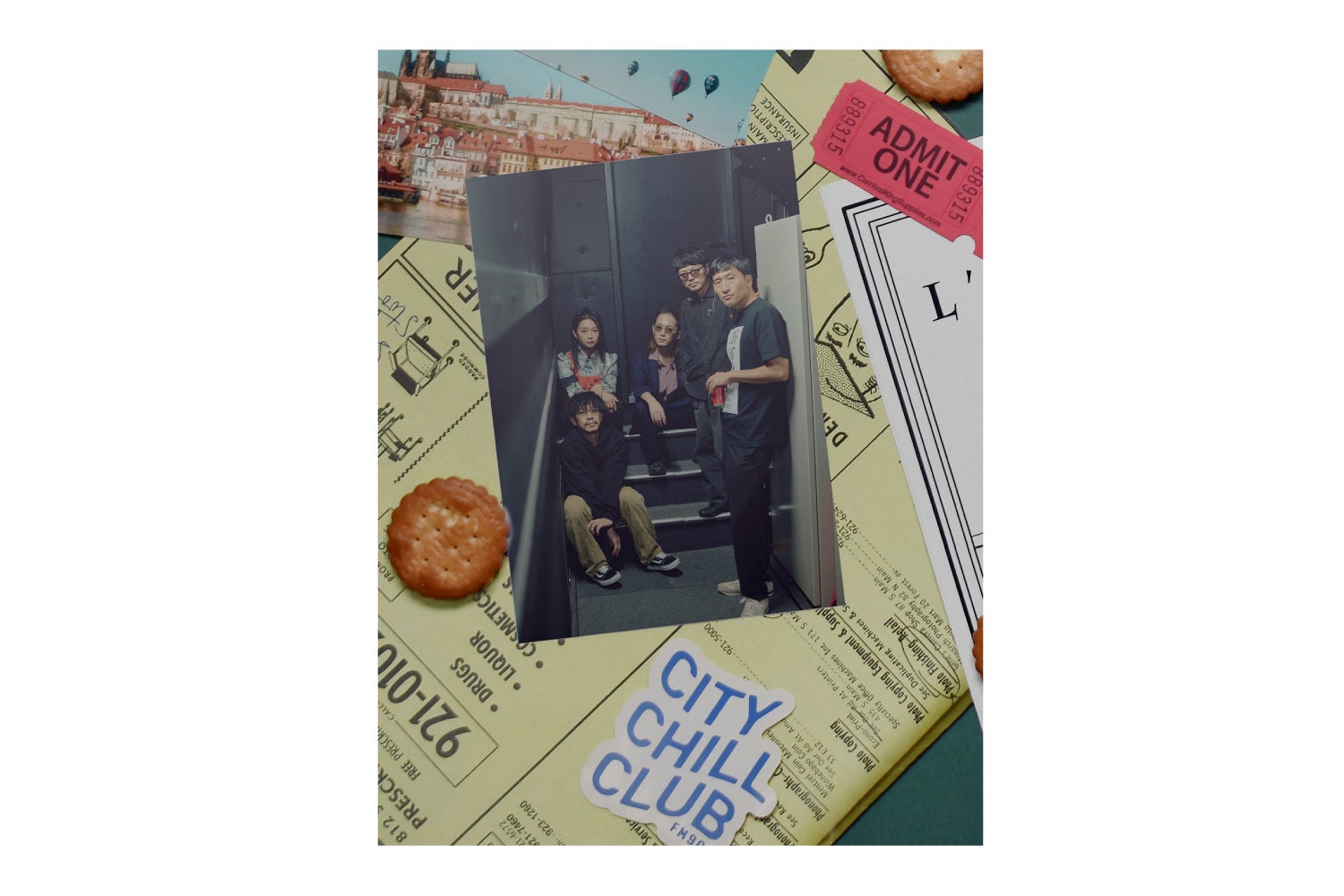 city chill club Dios 直筆サイン入りステッカー レア CITY CHILL CLUB