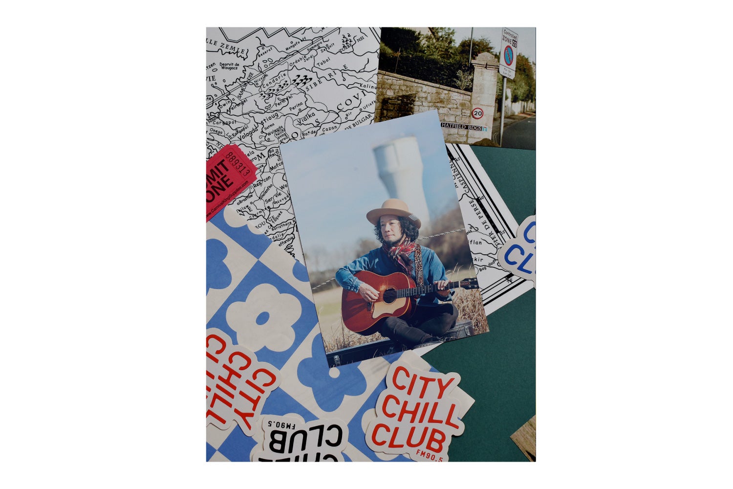 CITY CHILL CLUB」6月19日（金）のプレイリスト/ サイン入りステッカー